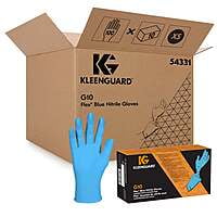 Nitrile Gloves MEDIUM G10 2PRO KC Blue TARSONS 100/box