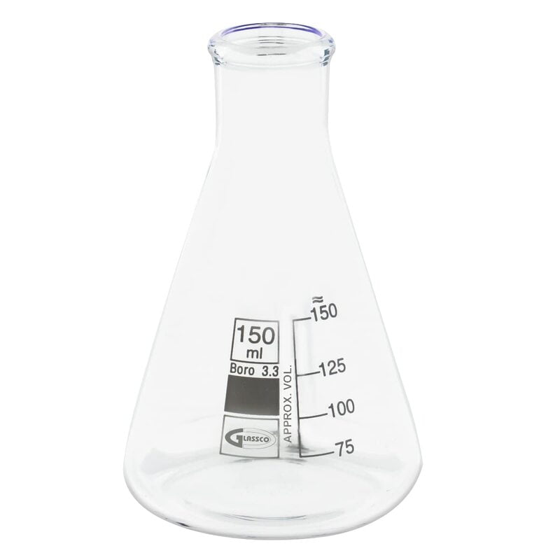 Conical Flask 150ml Erlenmeyer, NM GC