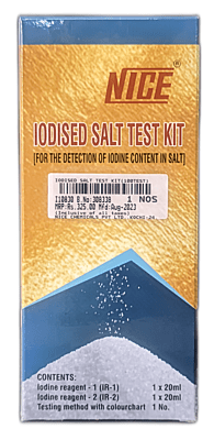 Iodised Salt Test Kit 100Test NICE
