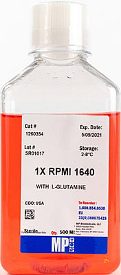 RPMI 1640 with L-Glutamine with Sodium Bicarbonate 500ml MP