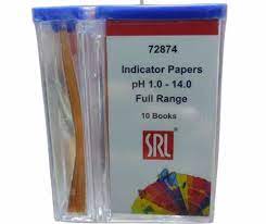 Indicator Papers pH 1.0-14.0 10Books SRL