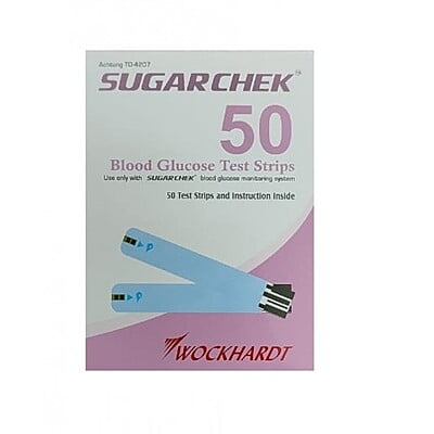 SugarCheck Strips WOCKHARDT 50/box