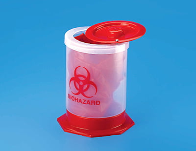 Biohazard Waste Container 5Lts PP TARSONS 1/box