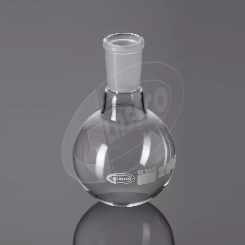 Flask, Boiling, Round Bottom, Single Neck with Joint GLASSCO Flask, Boiling, Round Bottom, Single Neck with Joint GLASSCO