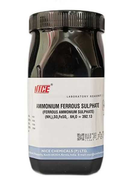 Ammonium Ferrous Sulphate 500gm (Ferrous Ammonium Sulphate) 98.5% NICE Ammonium Ferrous Sulphate 500gm (Ferrous Ammonium Sulphate) 98.5% NICE