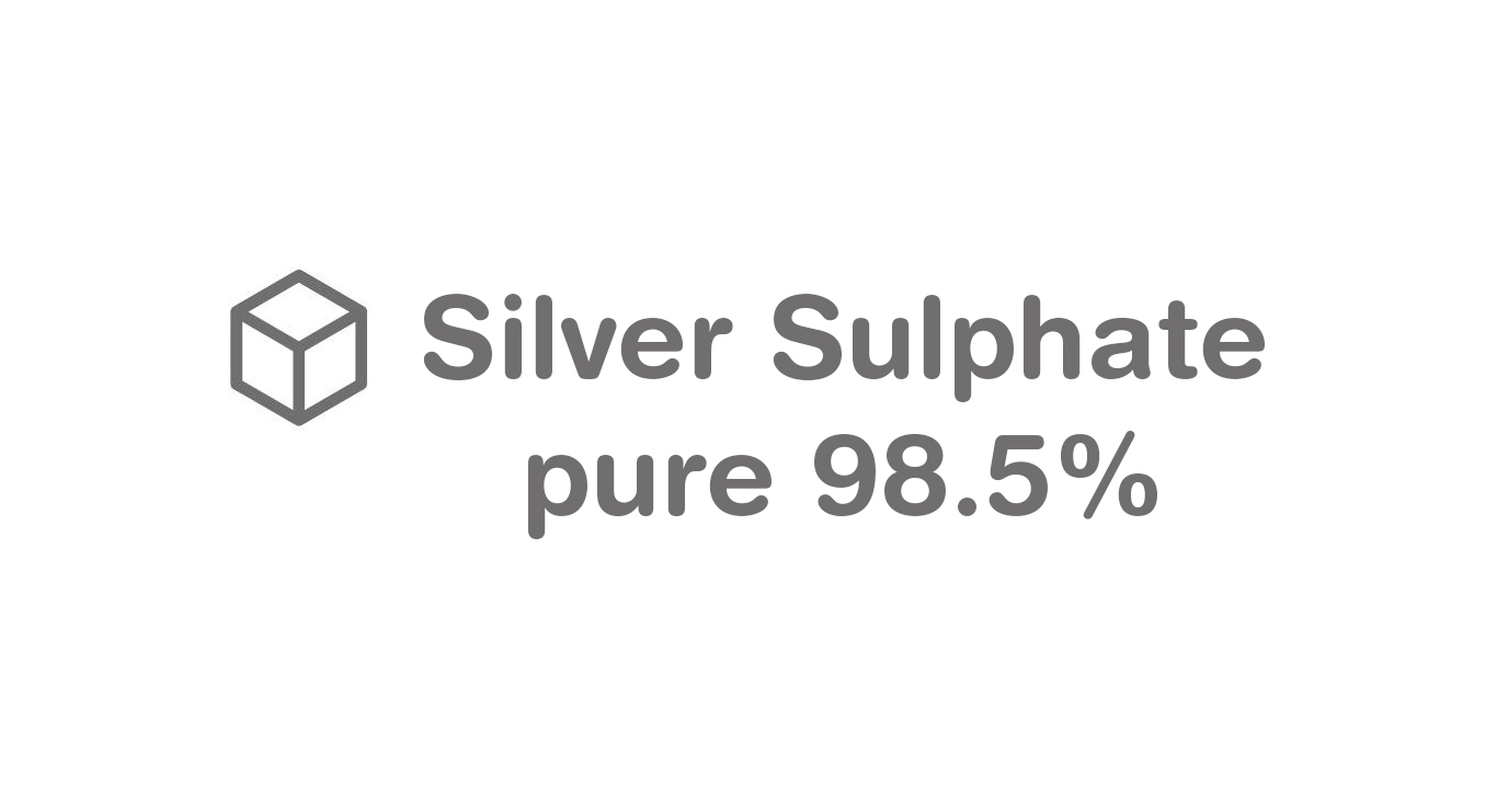 Silver Sulphate 10gm pure 98.5% SRL Silver Sulphate 10gm pure 98.5% SRL