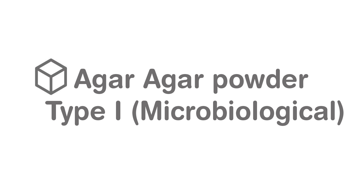 Agar Agar powder Type I (Microbiological) 100gm ReadyMED Agar Agar powder Type I (Microbiological) 100gm ReadyMED