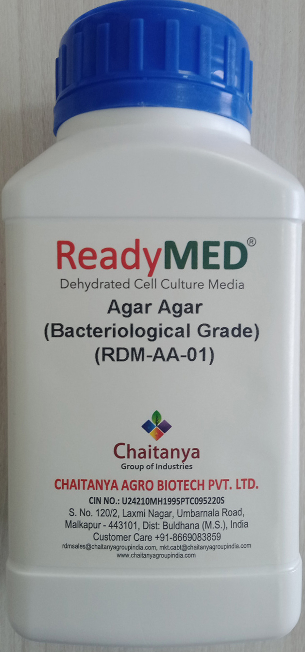 Agar Agar powder Type I (Microbiological) 100gm ReadyMED Agar Agar powder Type I (Microbiological) 100gm ReadyMED