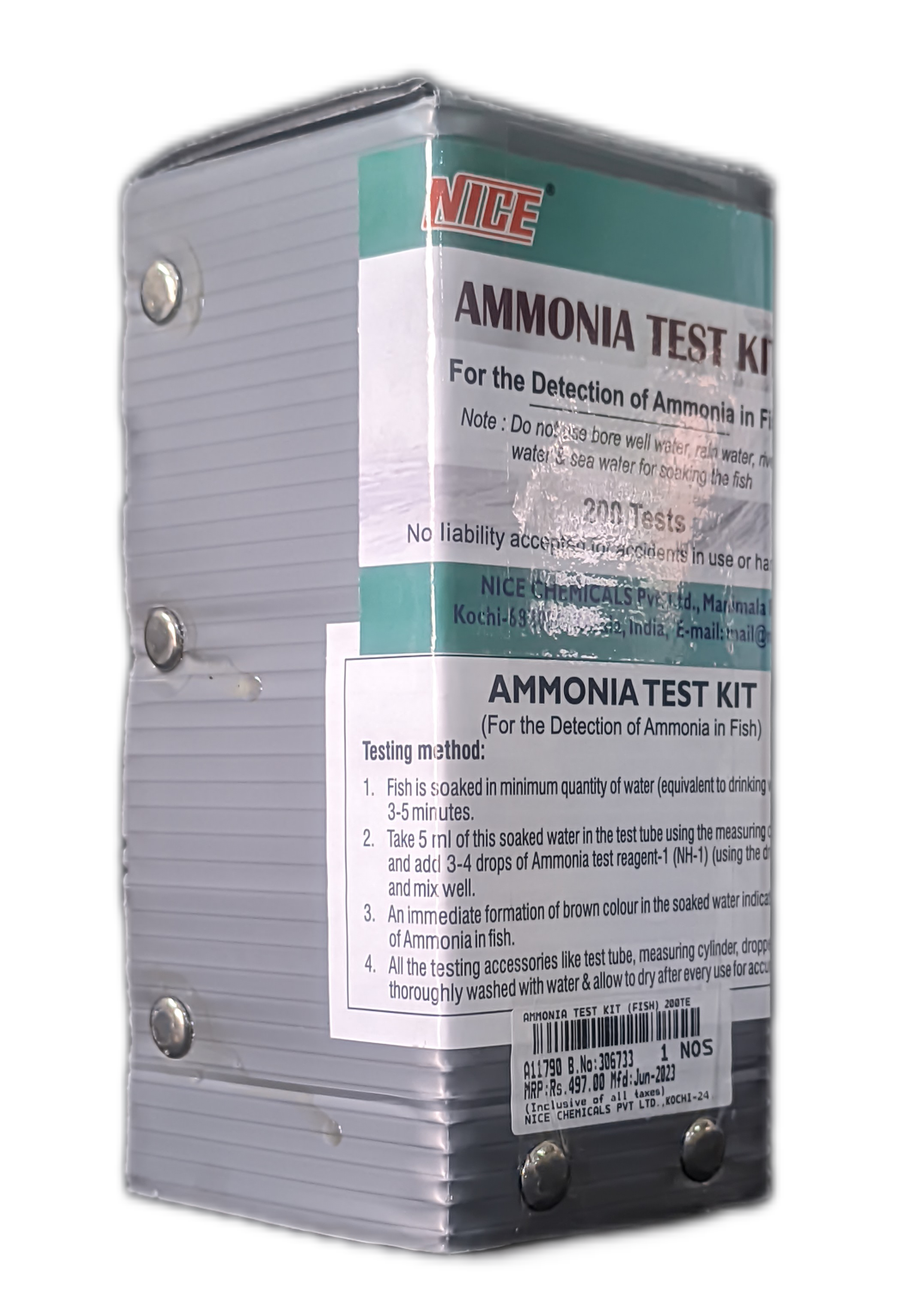 Ammonia Test Kit 200Test NICE Ammonia Test Kit 200Test NICE