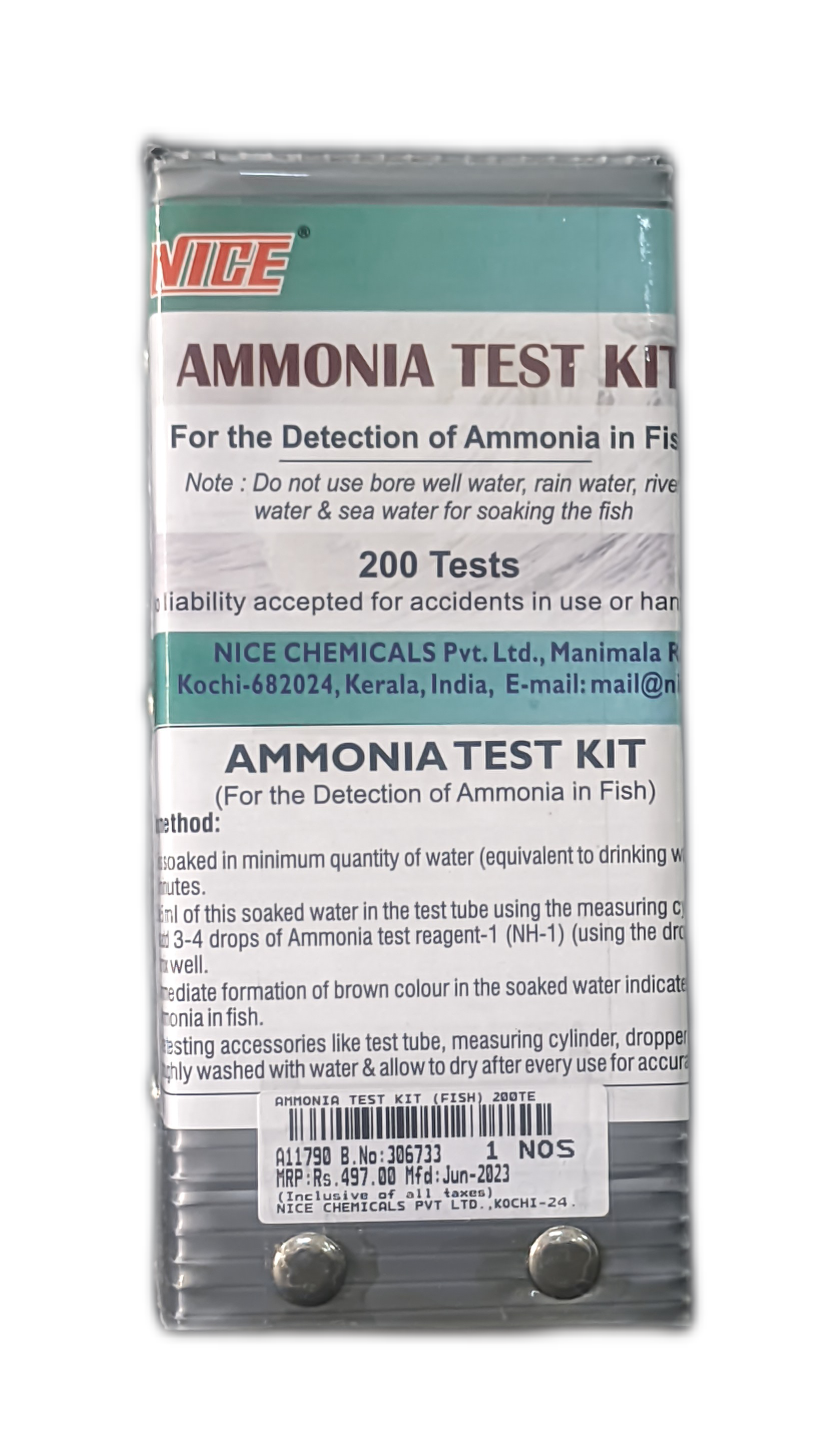 Ammonia Test Kit 200Test NICE Ammonia Test Kit 200Test NICE