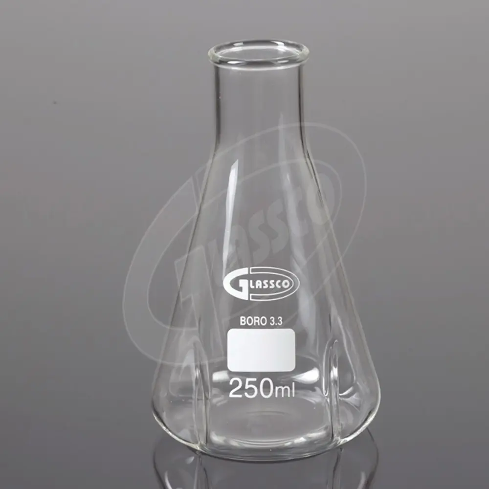 Conical Flask, Clear, Graduated, (Erlenmeyer) Narrow Mouth GLASSCO Conical Flask, Clear, Graduated, (Erlenmeyer) Narrow Mouth GLASSCO