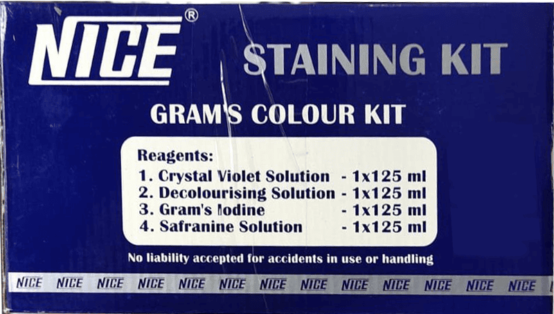 Gram’s Colour Staining Kit 4x125ml NICE Gram’s Colour Staining Kit 4x125ml NICE