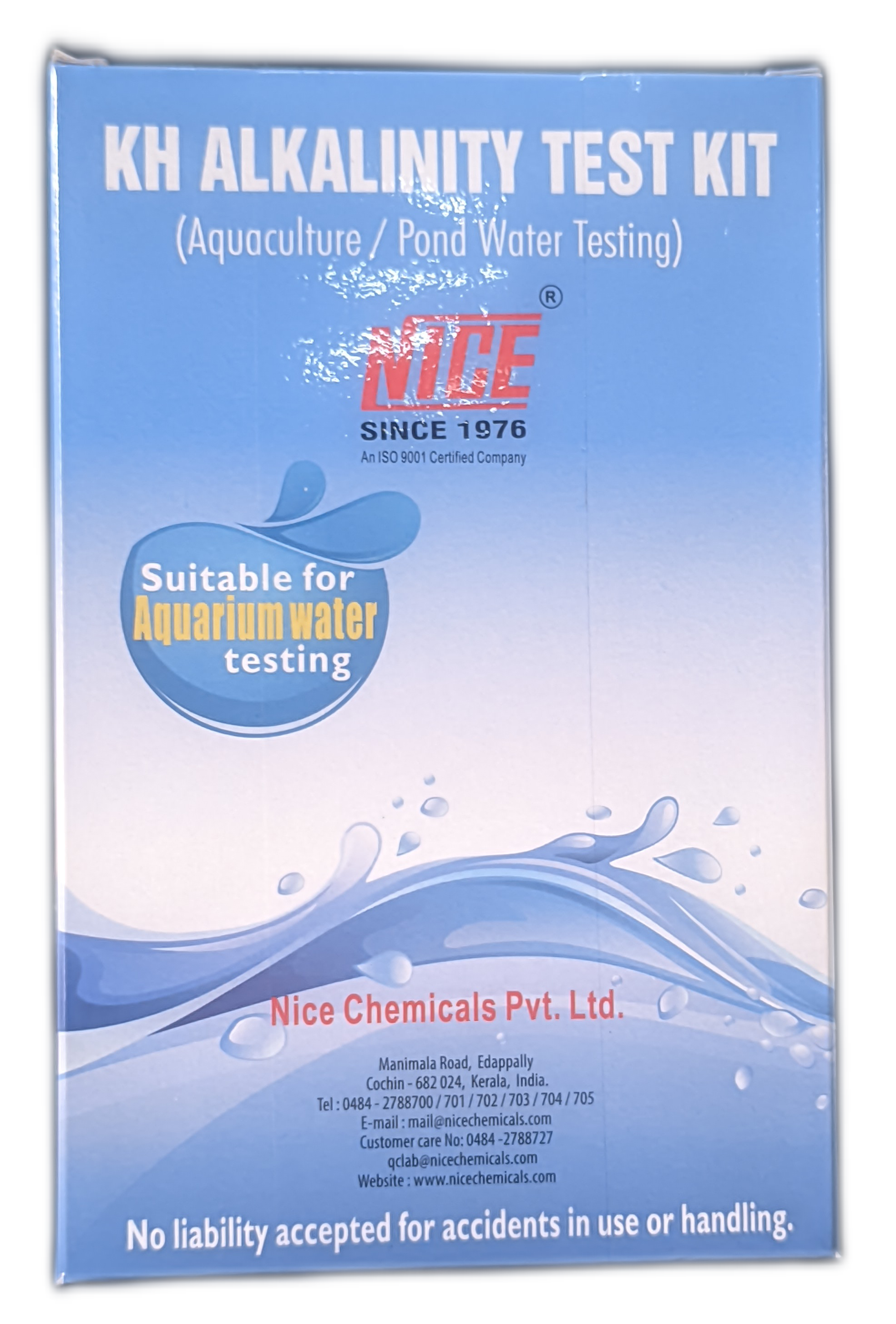 KH Alkalinity Test Kit 200Test NICE for Aqua Culture/Pond Water Testing KH Alkalinity Test Kit 200Test NICE for Aqua Culture/Pond Water Testing