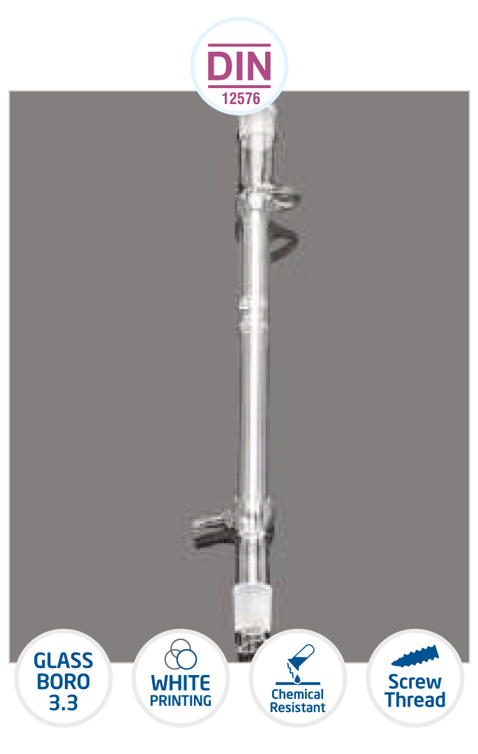 Leibig Condenser 250mm Length S24/29, C24/29 Screw Thread connector GC Leibig Condenser 250mm Length S24/29, C24/29 Screw Thread connector GC