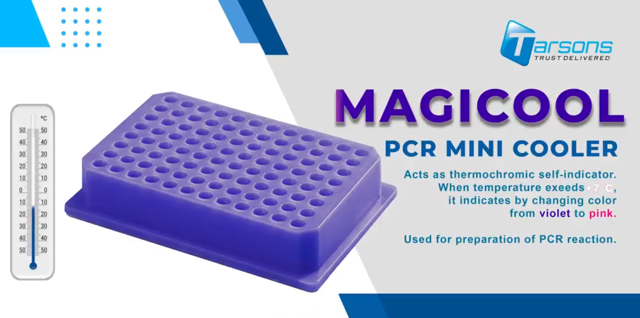 MAGICOOL PCR Mini Cooler 96places TARSONS 1/box MAGICOOL PCR Mini Cooler 96places TARSONS 1/box