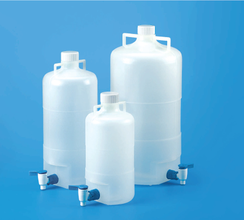 Aspirator Bottle with Stopcock, PP TARSONS