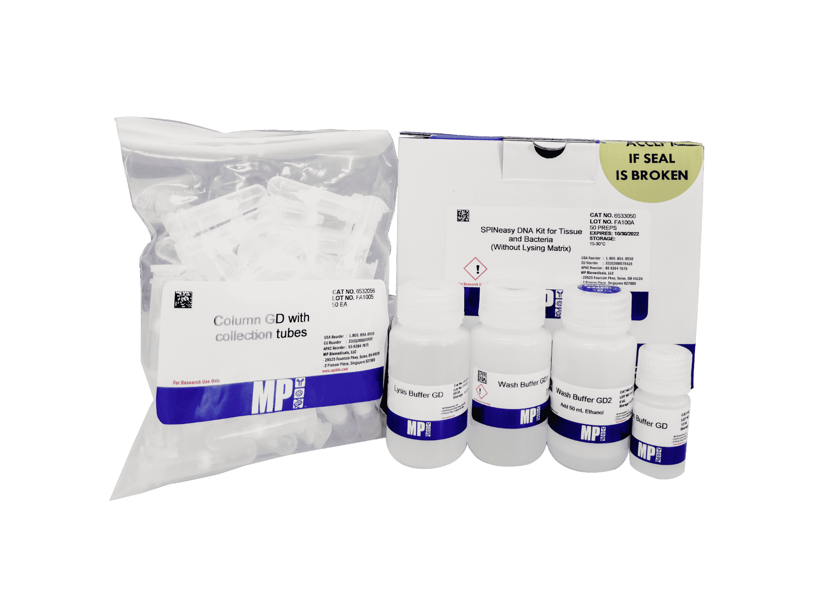 SPINeasy® DNA Kit for Tissue & Bacteria (Without Lysing Matrix) 50preps MP SPINeasy® DNA Kit for Tissue & Bacteria (Without Lysing Matrix) 50preps MP