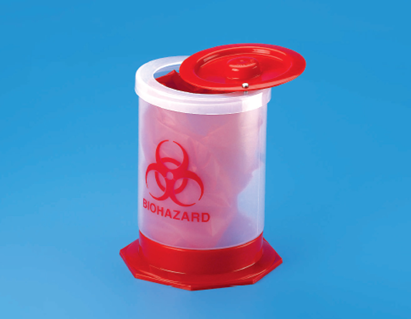 Biohazard Waste Container 5Lts PP TARSONS 1/box Biohazard Waste Container 5Lts PP TARSONS 1/box